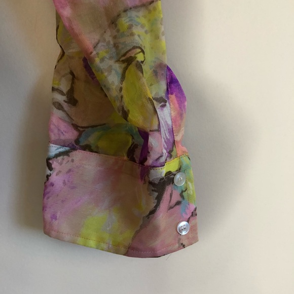 Vintage Lady Manhattan 70s Psychedelic Shirt - Picture 4 of 11